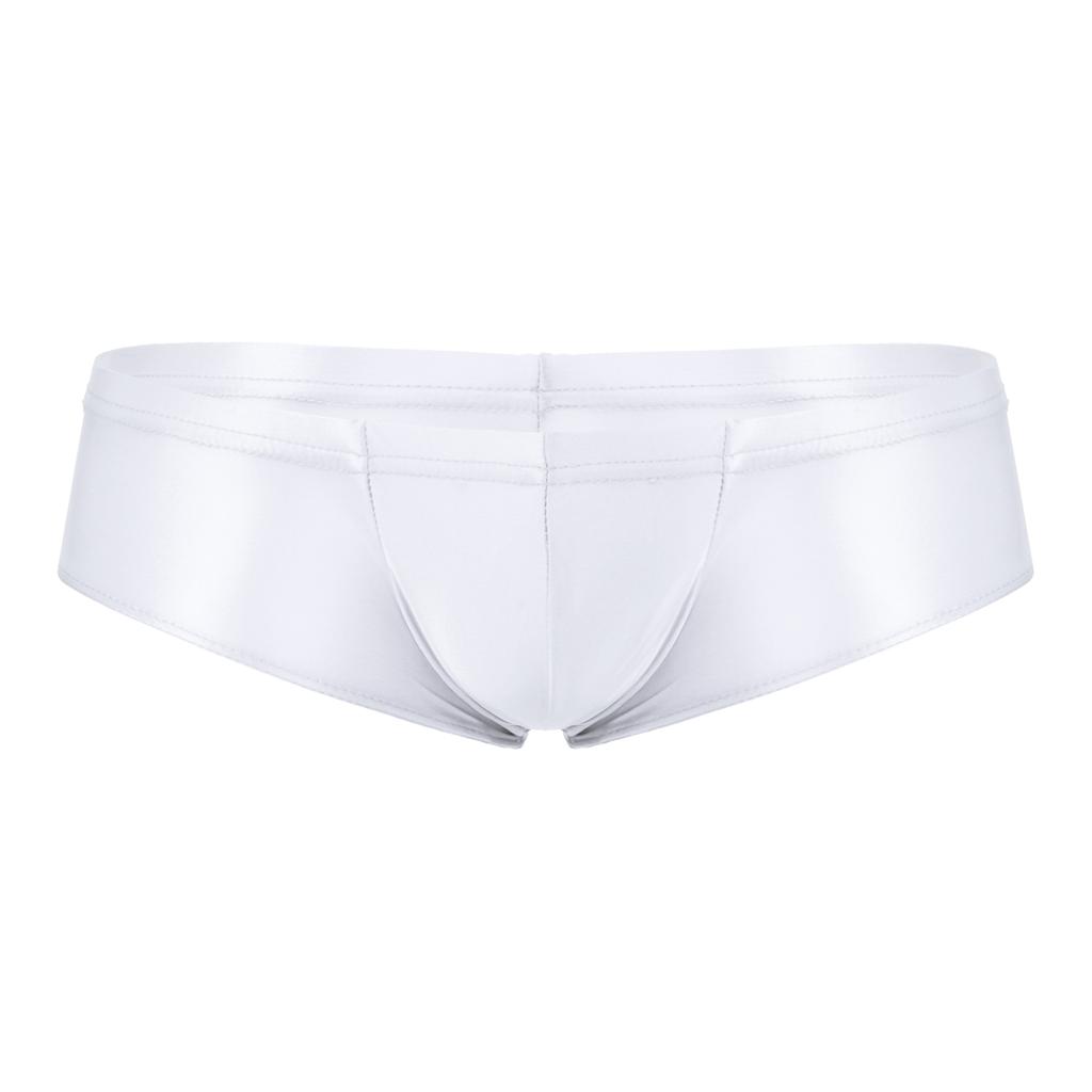 Мужские трусы с низкой посадкой, однотонные эластичные трусы с эластичным поясом, для повседневного использования