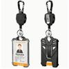 Retractable Badge Holder And Heavy Duty Badge Keychain With Belt Clip ID Card Holder