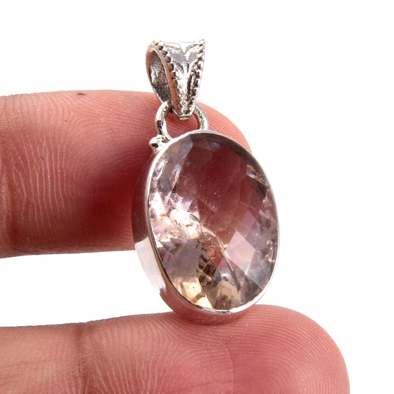 Подвеска из натурального аметрина из стерлингового серебра 925 пробы 1,1'' w6N38