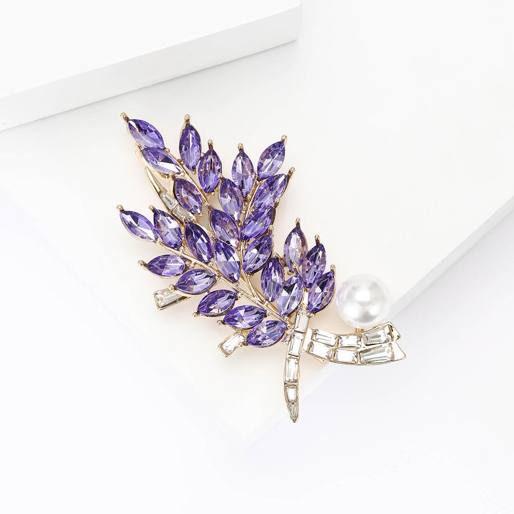 Модная роскошная брошь в виде колоса пшеницы из сплава с четырьмя головками, женское платье, брошь-украшение в виде чеонгсама