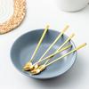 Thickened Coffee Mixing Spoon 304 Stainless Steel Gold Cutlery High Quality Small Spoon