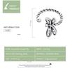 S925 Sterling Silver Exquisite Dragonfly Women Earrings