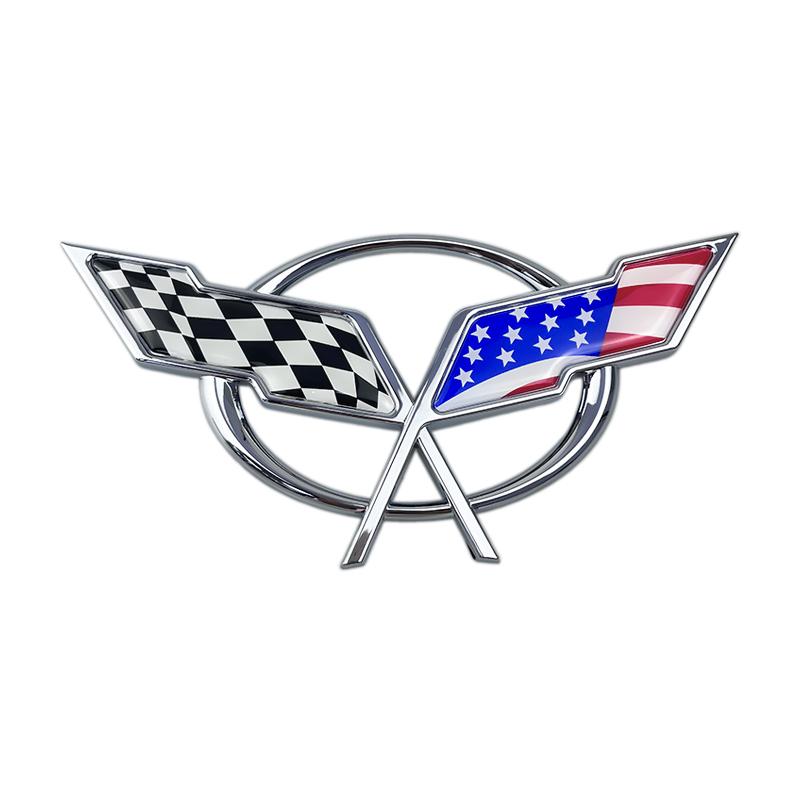 Для Chevrolet Corvette 60 Years Camaro Aveo Cruze Malibu Captiva Trax Niva Captiva 3D ABS Наклейка-эмблема на задний багажник крыла автомобиля