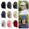 Face Neck Protection Flap Travelling Fishing Hat Breathable Bucket Hat Fisherman Hats Jungle Farm