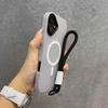 Для Magsafe Конфетный Контрастный Шнурок Магнитный Чехол для iPhone 17 16 15 Pro Max 14 Plus 11 12 13 17 Air Ремешок на Руку/Запястье Матовый Чехол