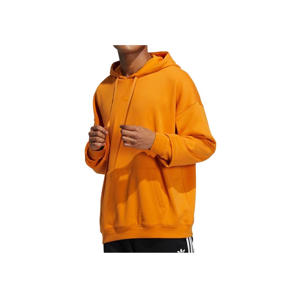 Adidas Мужская толстовка с капюшоном Originals с логотипом трилистника и животным принтом, оранжевая HJ7823