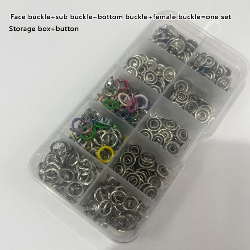 Инструмент плоскогубцы + 50/100 набор металлических швейных пуговиц полые сплошные пятилапчатые пряжки металлические кнопки для установки одежды Diy Craft