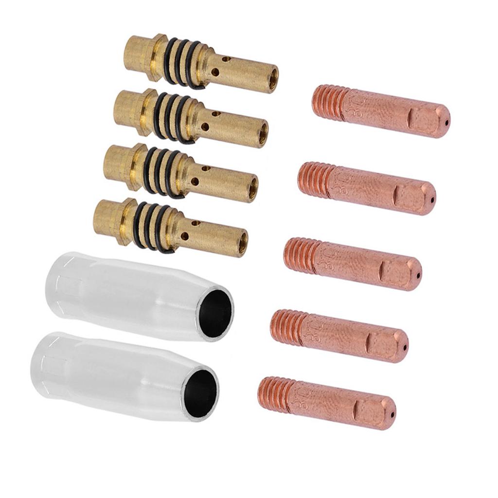 11 шт. держатели контактных наконечников для сварочного аппарата MIG, расходные материалы, подходят для горелки 15AK