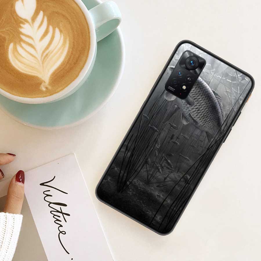 Carp Fishing Fish Phone Case For Redmi Note 14 13 Pro 5G Plus 12 12C 10 10A 10C 9 9A 9C 9T 8 8A K60 K70 Pro Xiaomi Cover Shell C