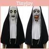 Ужасающая маска ужасов Монахиня Валак Страшный дизайн на все лицо с платком