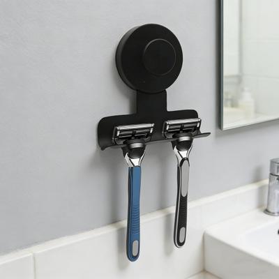 2 шт. Держатель для бритвы на присоске, настенный, без инструментов, крючок из нержавеющей стали, съемный органайзер для бритвы и бритвенных принадлежностей для ванной комнаты, душевой кабины