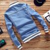 Модные джинсовые куртки Мужская куртка в стиле Харадзюку Пальто Slim Fit Куртка