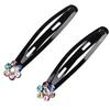 12Pcs/set Hairgrips Crystal Hair Pins Rhinestone Barrettes Headwear for Kids Girls Hair Accessories