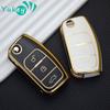 Чехол для ключей из ТПУ для Ford Fiesta Focus 2 Ecosport Kuga Escape Falcon B-Max C-Max Eco Sport Galaxy Key Bag Shell Holder