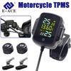 Motorcycle TPMS Tire Pressure Monitoring System Temperature Alarm LCD Colorful Display Moto Tyre Alarm Systems