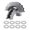 D-ring Shackle Isolator with Washers for 3/4 Inch Towing Shackles To Protect Your Bow Shackle Hackles Bumper Accessories