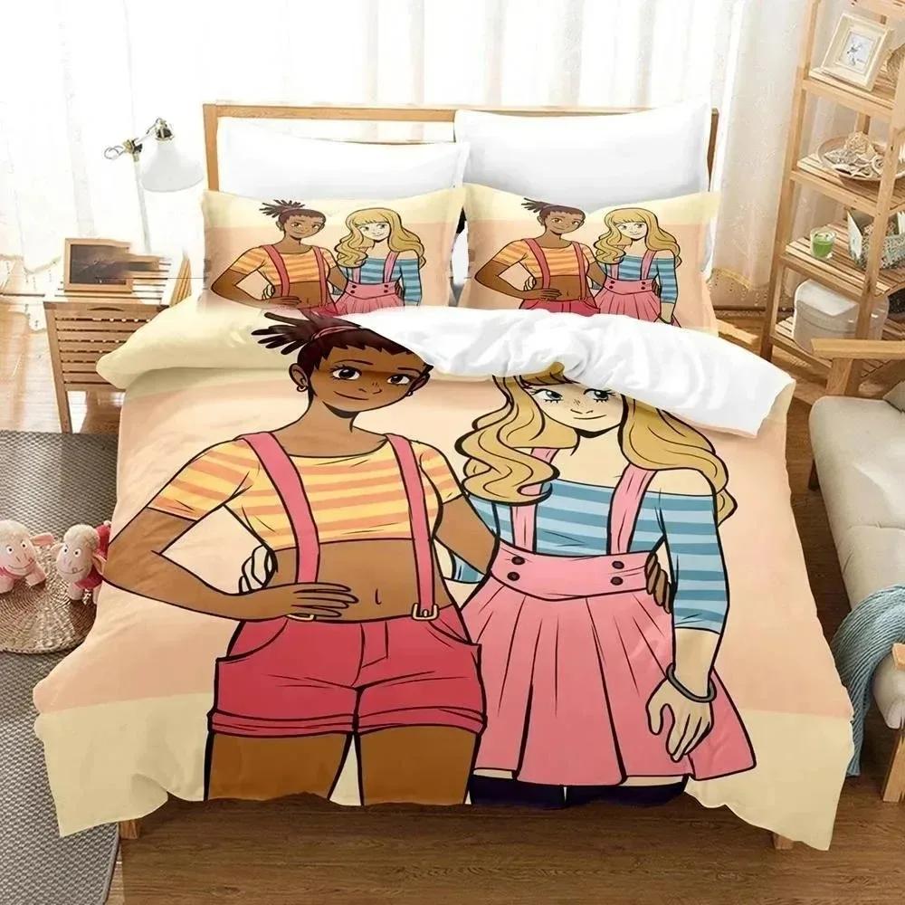 Carole & Tuesday Постельное белье для мальчиков и девочек Размер Twin Queen Пододеяльник Наволочка Постельное для мальчиков Взрослый Мода Домашний текстиль