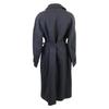 HERMES [Domestic regular] MACKINTOSH made Margiela period belted rubberized coat ME blackUsed