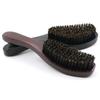 Wave Brush Men Styling Wooden Beard Brush Bristle Hair Brush Beard Styling Accessory for Home Salon Travel