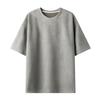 Men's Suede Short Sleeve T-shirt Vintage Loose T-shirts Women Casual Oversized T Shirt O Neck Retro Tops Tees New 2024