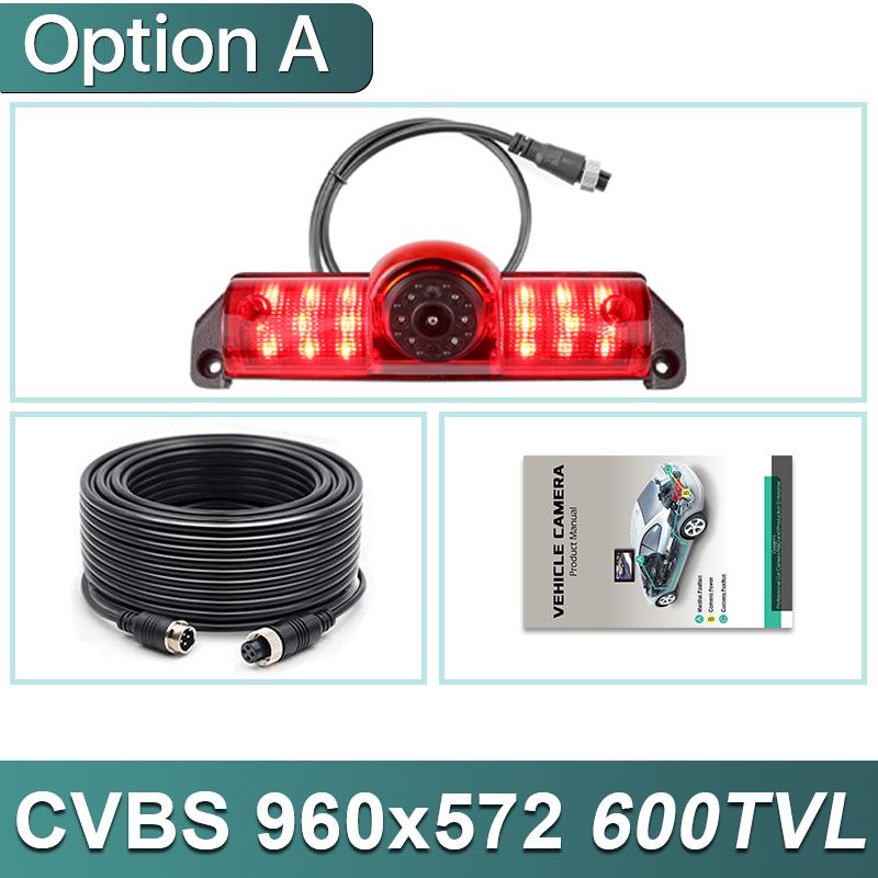 CCD AHD 1080P камера заднего вида для крепления на крыше автомобиля с тормозным фонарем для Chevy Express GM GMC Savana Cargo Van Transporter 2003-2018