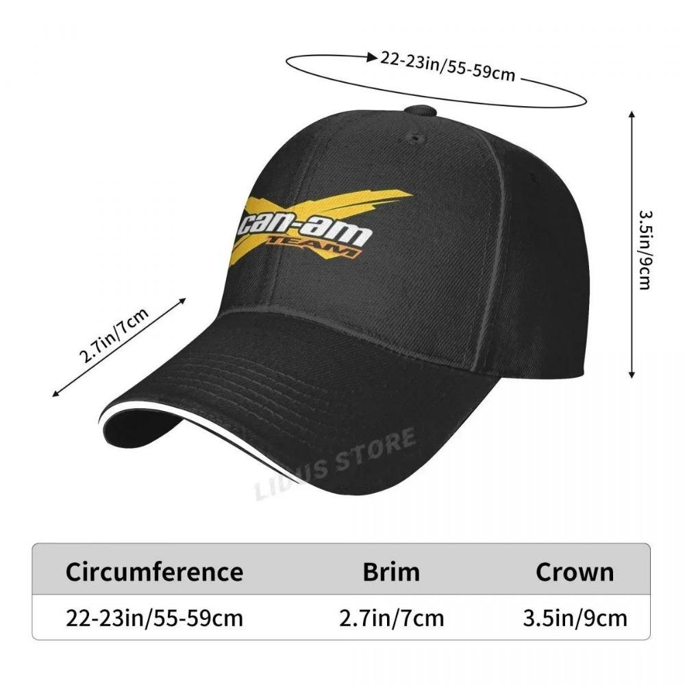 Can Am Logo Stripe Brp Team бейсбольная кепка мужская модная крутая кепка Can AM хип-хоп женская кепка