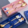 HANYANG 410 Stainless Steel Cutlery Home Hotel Use Cute Spoon Fork Western Cutlery