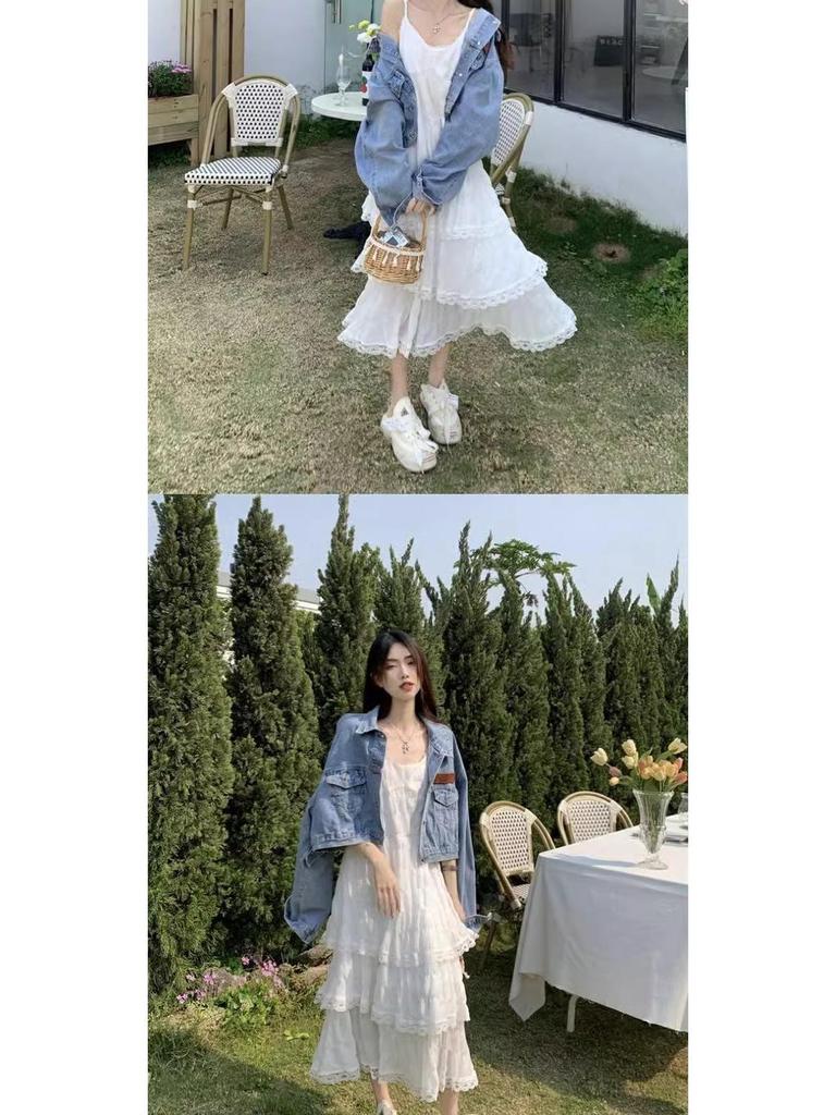 Элегантное летнее пляжное платье Pure Desire: Женский милый драпированный стиль с бретелями для приморского отдыха