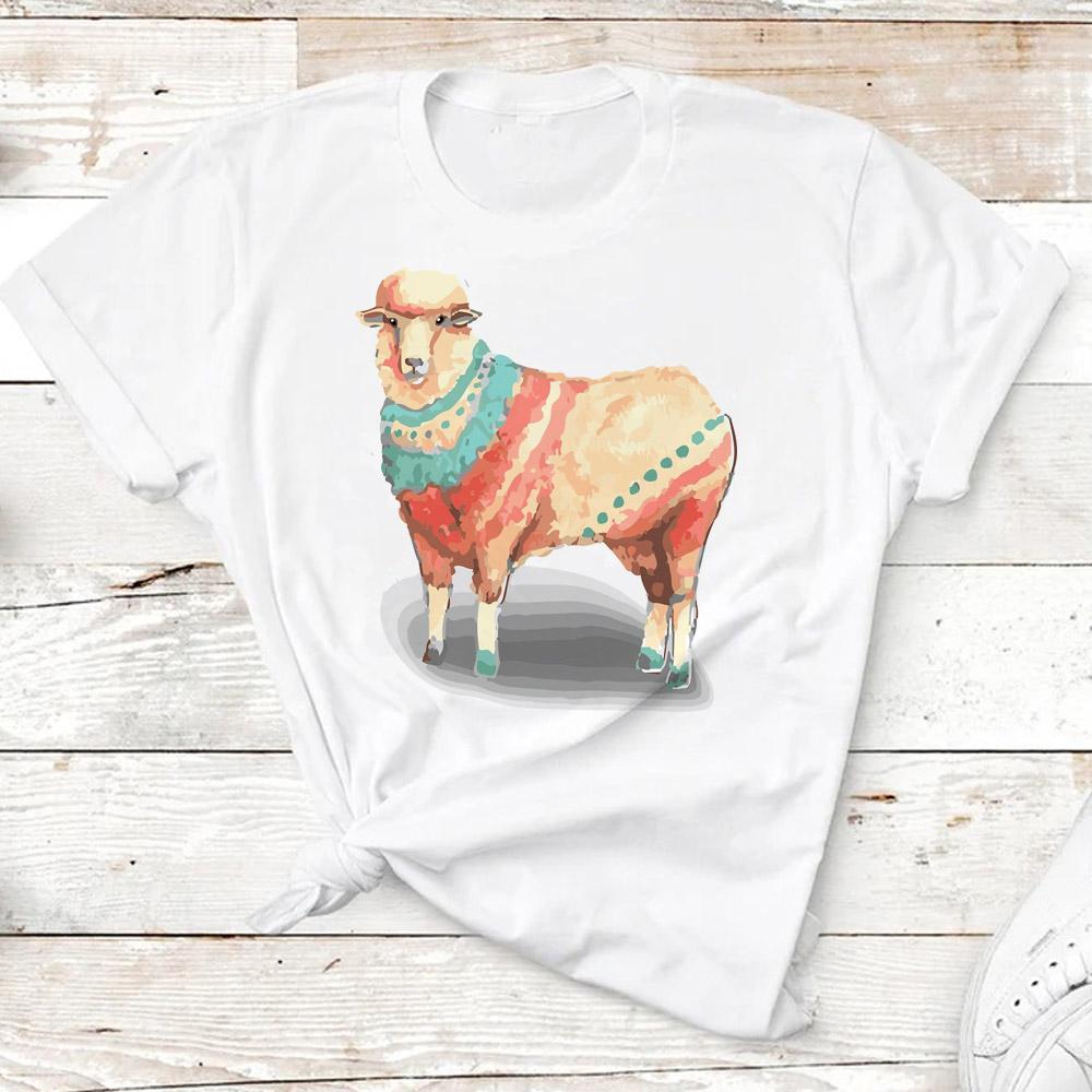 Alpaca tshirts Women streetwear tshirts girl s clothes