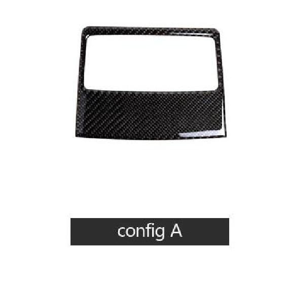 For BMW E90 3 Series 2005-2012 320i 325i Carbon Fiber Car Rear Air Condition Outlet Panel Frame Trim Decoration