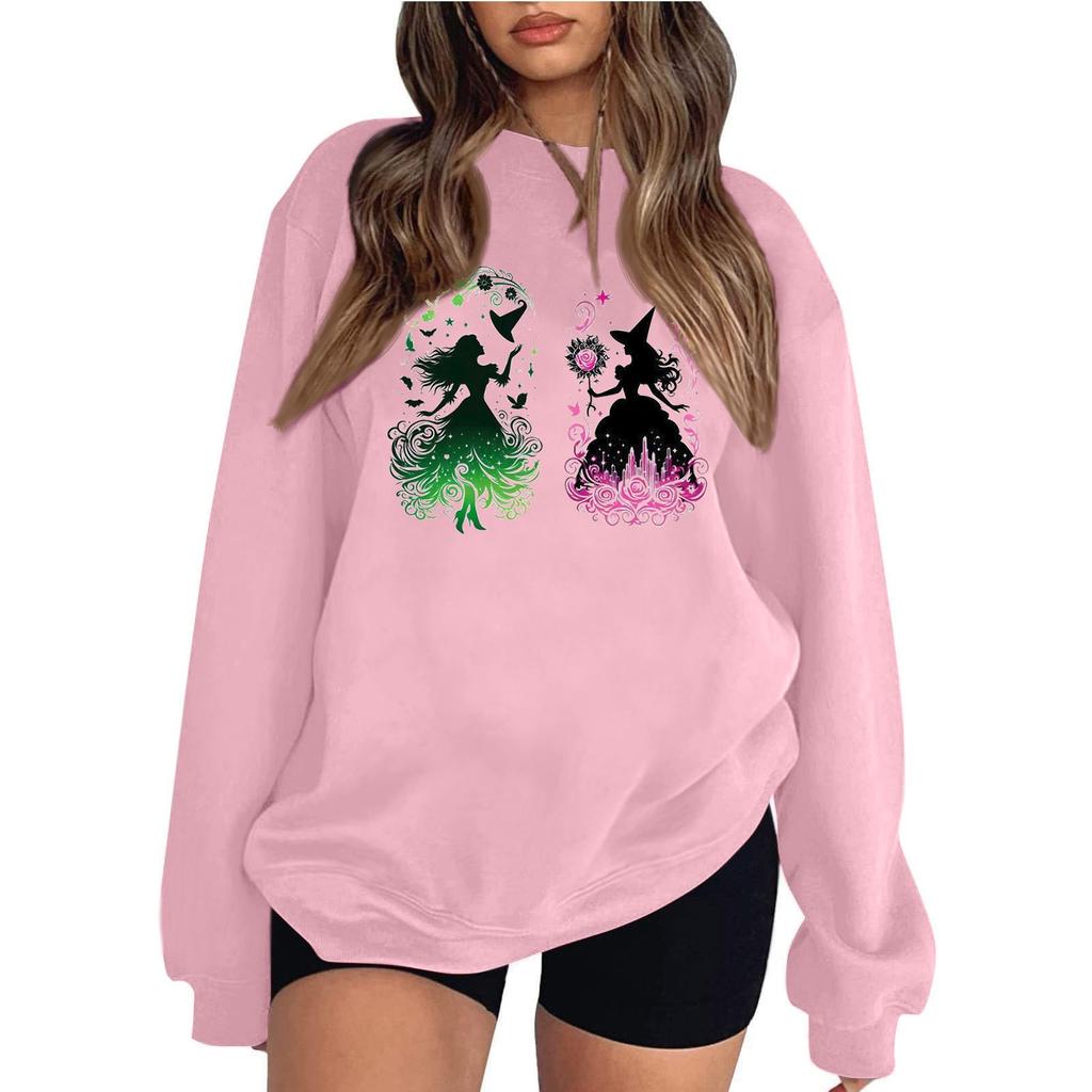 Женские топы с круглым вырезом и принтом из хлопка, повседневная мода, длинный рукав, пуловер, топ, блузка