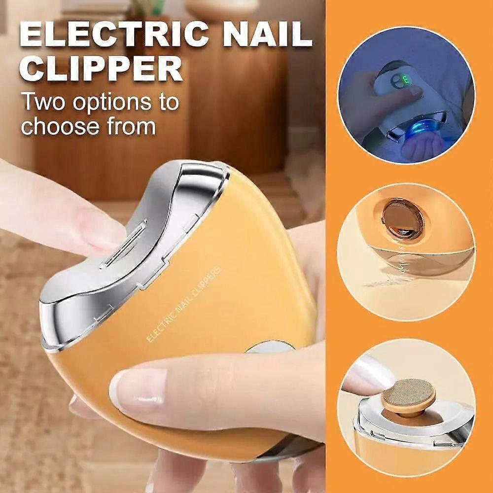 2 in 1 Electric Polishing Automatic Nail Clippers,2024 New Electric Nail Clipper