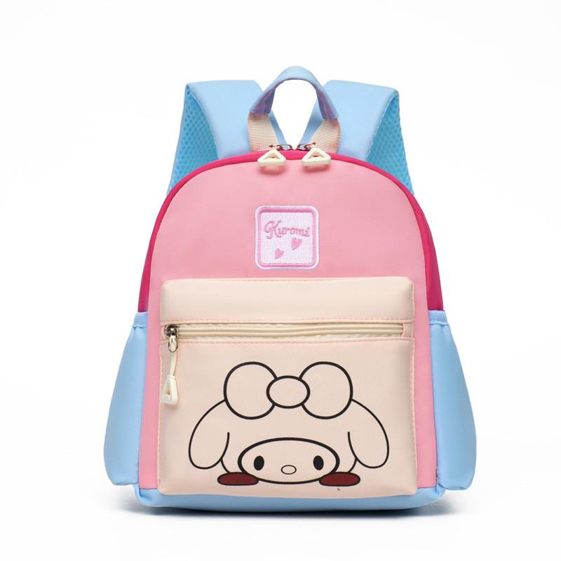 Charming Girls Back Pack Featuring Colorful Cartoon Patterns And Soft Breathable Fabric For Everyday Use
