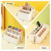 Large Capacity Stackable Desk Pen Holder for Paints, Markers, Brushes, and Stationery Supplies