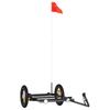 Bicycle Trailer Black 122 x 53 x 28 cm Iron