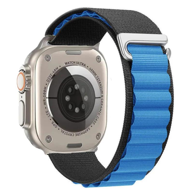 Ремешок Alpine Loop для Apple Watch Ultra 3 Ремешок 49 мм 11 10 9 8 7 46 мм 42 мм 45 мм 41 мм Нейлоновый Спортивный Браслет iWatch 6 5 SE 44 мм Ремень