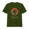 Womens Juncos Puerto Rico T Shirt Black Small vintage Washed homme streetwear Breathable Slightly Casual graphic