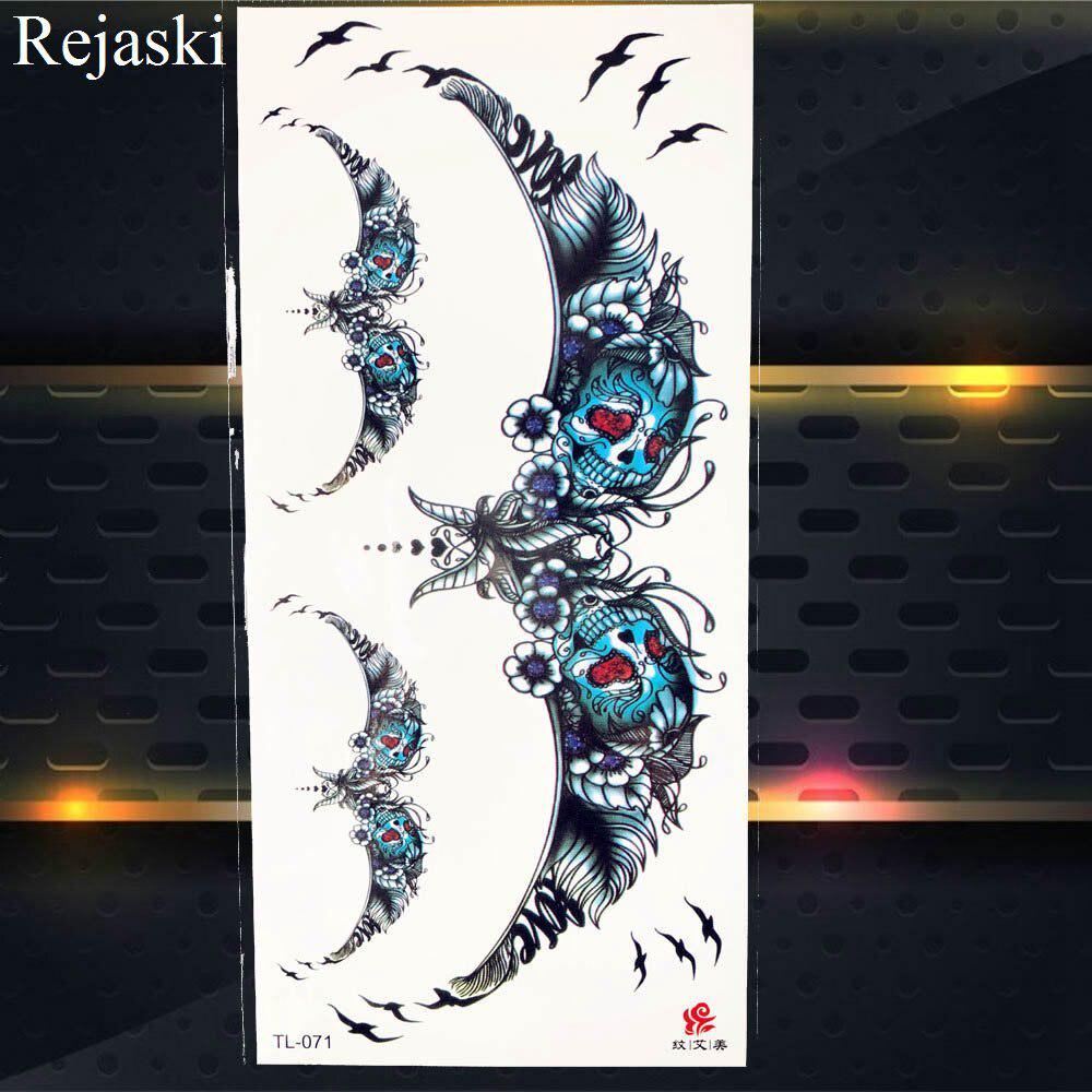 1PC Watercolor Rose Temporary Tatoo Chain Fake Jewelry Bracelet Flash Tatoo For Women Body Art Tatoo