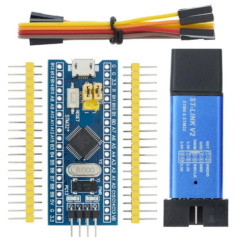 Программист ST-LINK V2 Simulator STM32F103C8T6 ARM STM32 Минимальная системная плата для разработки STM32F401 STM32F411
