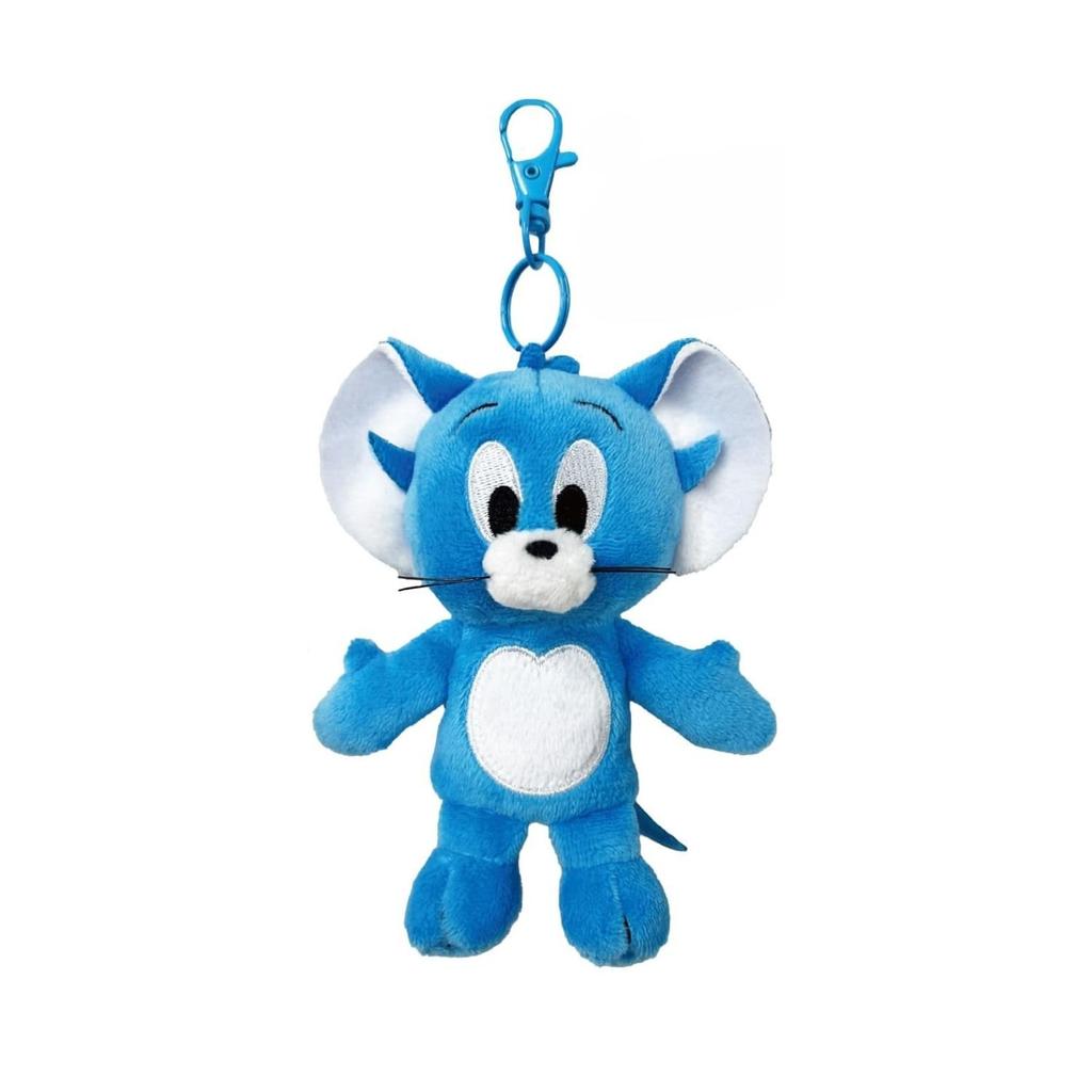 SK Japan Tom and Jerry Plush Reel Key Cover (Blue Jerry)