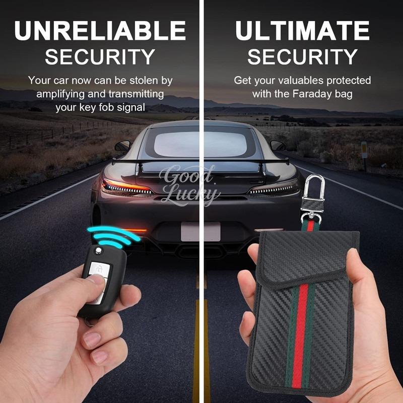 HGQ5 Car Key Signal Blocker Anti-Hacking Anti-Theft For Mercedes Benz AMG W203 W206 W220 W205 W211 W212 W201 W210 GLC GLK Accessories