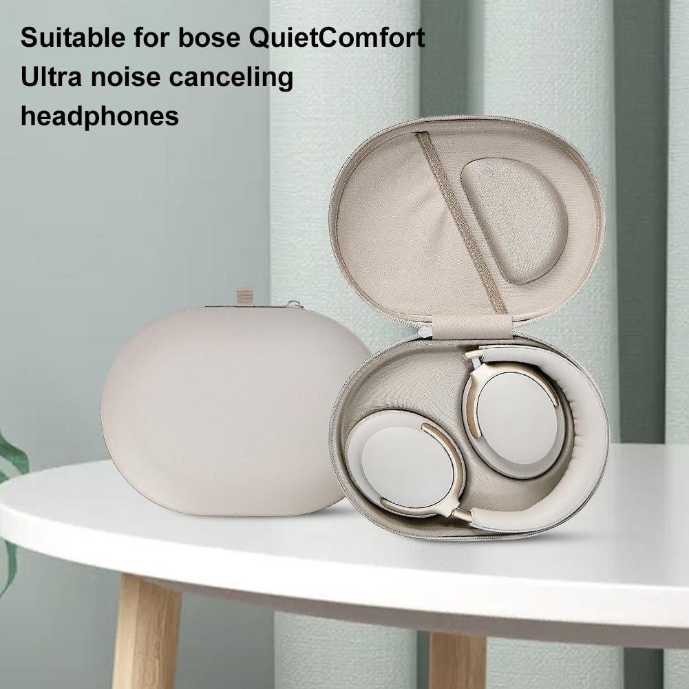 Дорожная сумка для хранения Ударопрочный жесткий чехол из полиуретана Защитный чехол для наушников Bose QuietComfort Ultra