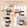 Anti Spill Desk Cup Holder Plastic Table Fixed Storage Rack New Cup Storage Rack  Table