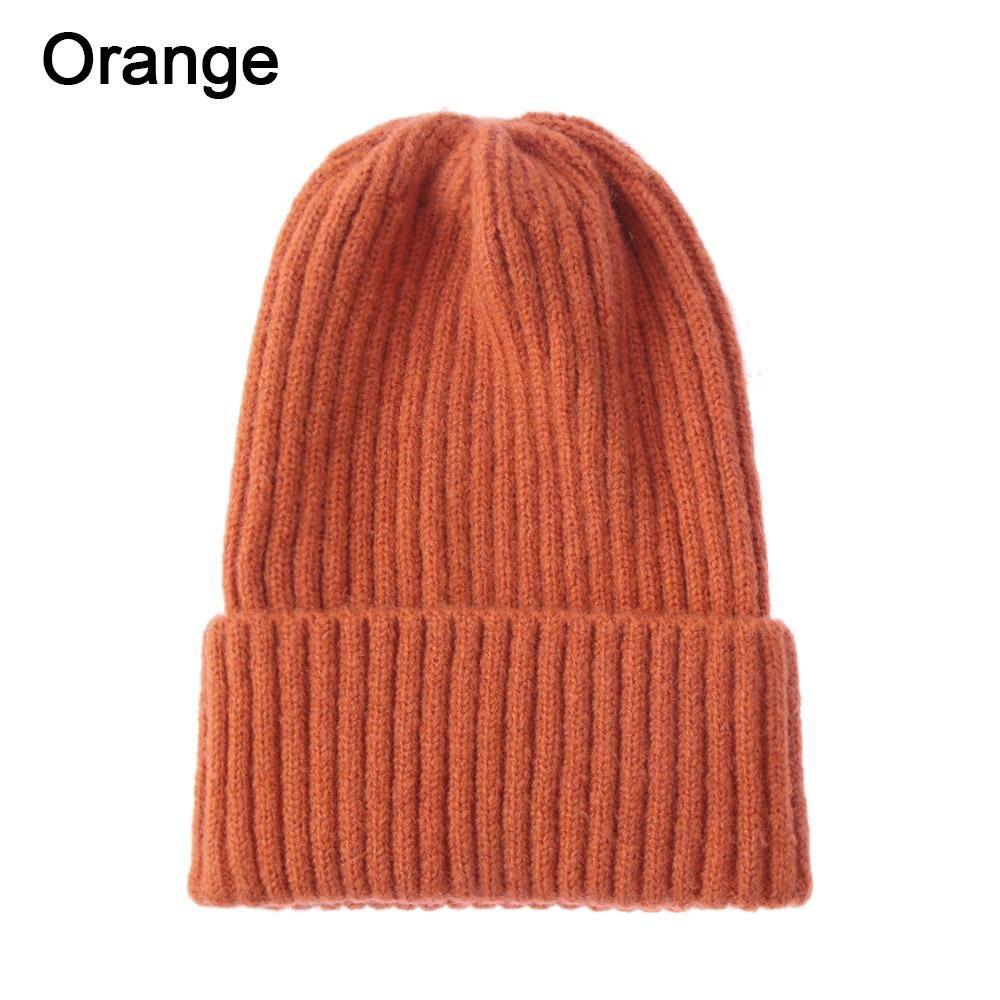 New Fashion Casual Hat Soft Hedging Cap Slouchy Bonnet Ski Hat Wool Knit Beanies