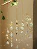 Boho Sun Catcher Hanging Ornaments Handmade Crystal Sun Catchers with Gold Chain for Window Wall or Garden Decor Wind Chimes