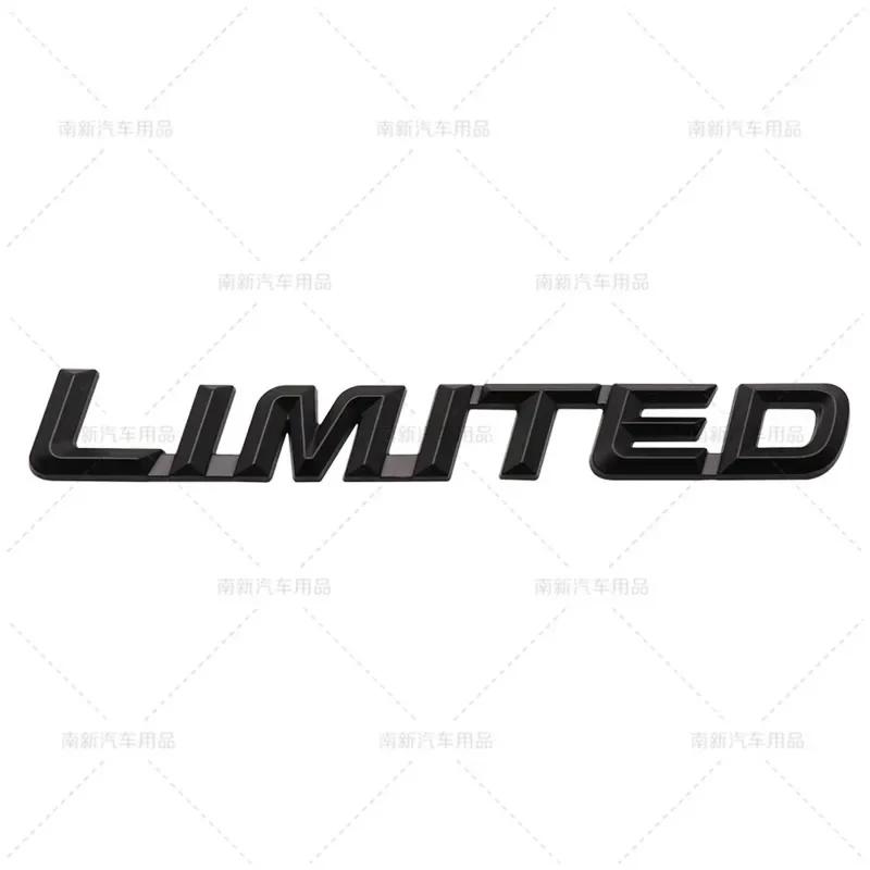 3D Metal LIMITED Letters Rear Trunk Emblem Sticker Car Side Fender Badge Decals For Toyota Highlander Accessories HH0