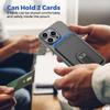 Silicone Card Bag Paste Sticker Phone Kickstand New Cellphone Wallet Holder for iPhone/Samsung