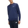 Nike Knitted Fabric Sports Thickened And Fleece Lined Thermal Crew Neck Pullover Sweatshirt Winter Men's Blue 916609-410
