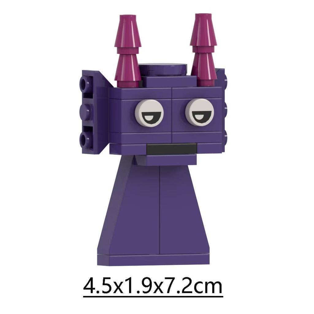 2024 3D Детский блочный пластиковый игровой конструктор для подростков и детей Incredibox Sprunki