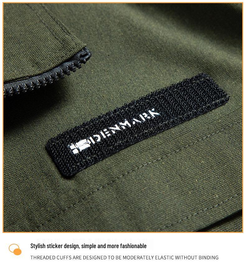 Мужской и женский хлопковый комплект рабочей одежды, термостойкий и износостойкий для сварщиков и авторемонтников, подходит для весны и осени.